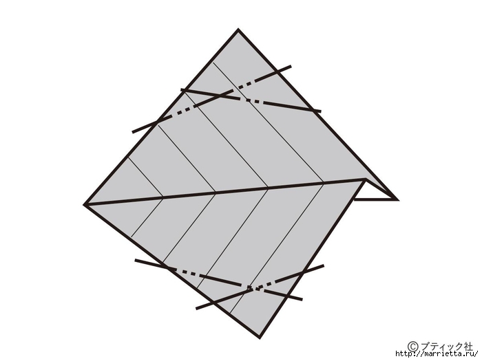 Розы и тюльпаны в технике оригами из бумаги (4) (700x525, 72Kb)