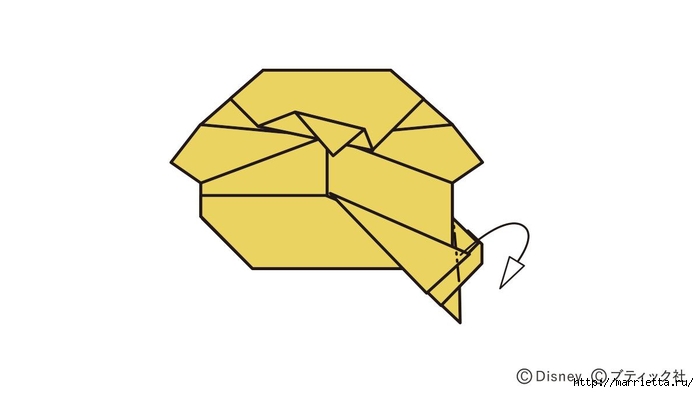 Принцесса Эльза из бумаги в технике оригами - поделка с детьми (23) (700x393, 51Kb)