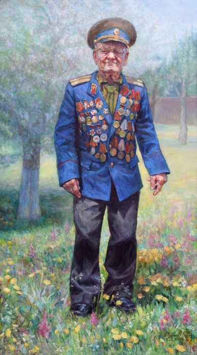 713denis chuikov 2015 portret veterana  tkacheva iv tihon (387x700, 149Kb)