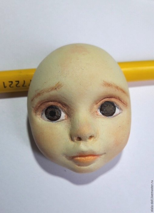 Тедди-долл из пластика. Роспись лица куклы (17) (507x700, 232Kb)
