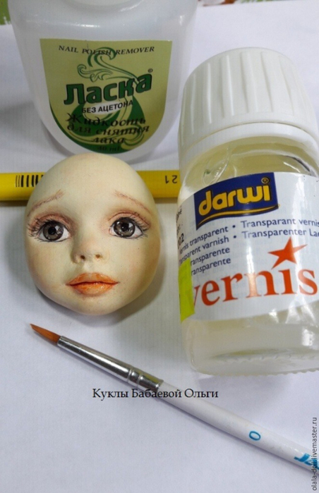 Тедди-долл из пластика. Роспись лица куклы (19) (452x700, 271Kb)