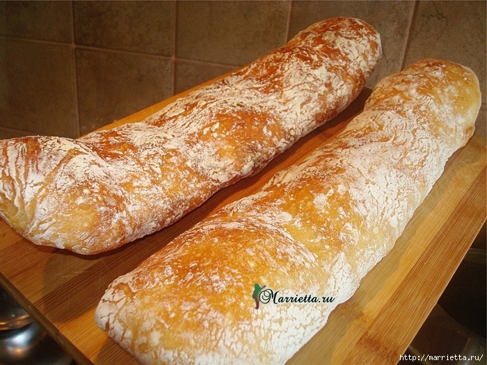 Домашний хлеб «Чиабатта» без замеса (1) (700x525, 454Kb)