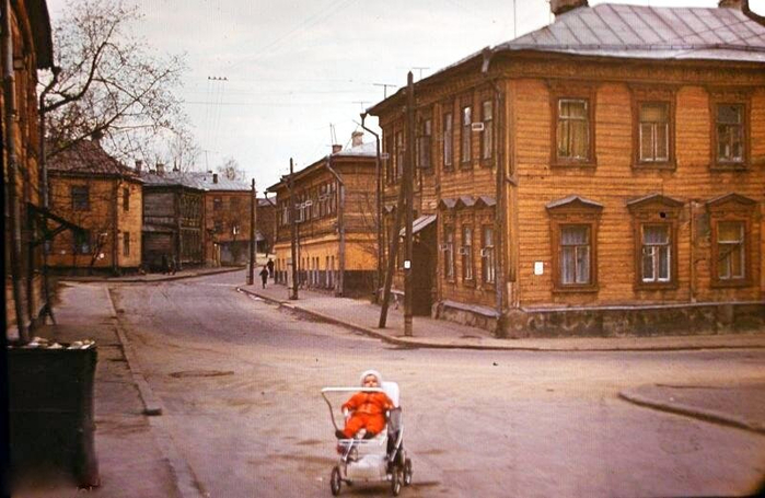 ссср 1973 Москва 3-й Лаврский переулок (700x455, 322Kb)