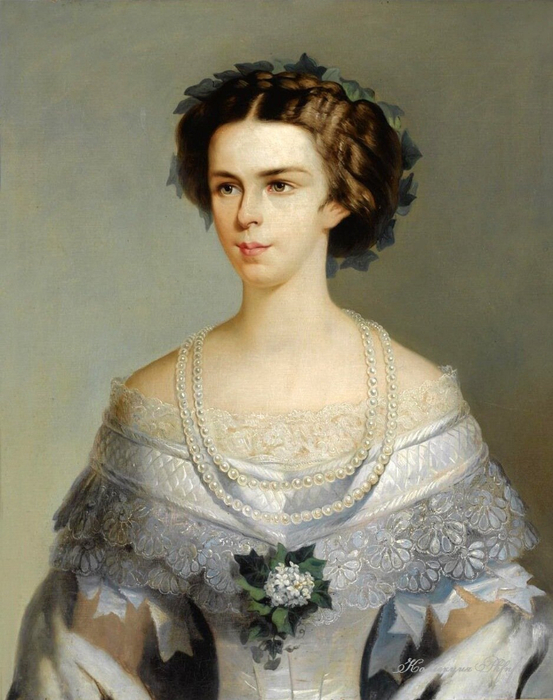 EMPRESS ELIZABETH (1837-1898) FROM AUSTRIA-AUSTRIAN SCHOOL (553x700, 378Kb)