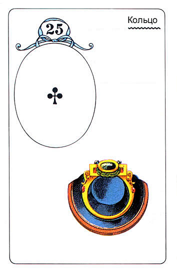 Кольцо карта таро