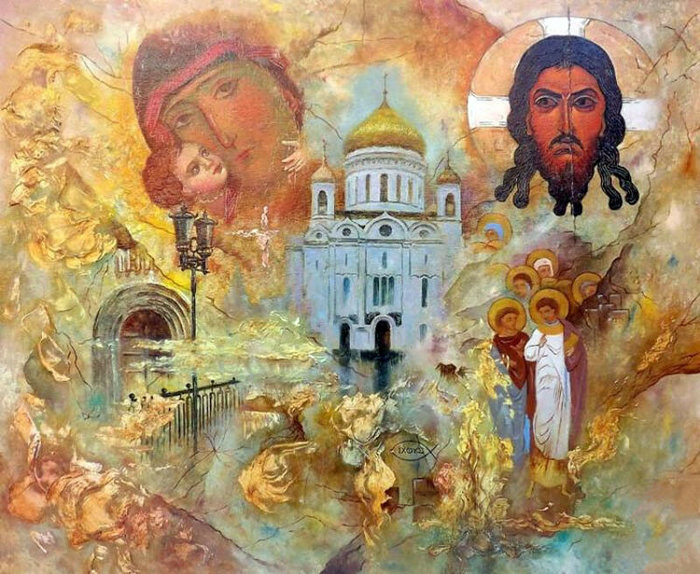 Кузина Светлана. Православные святыни. Христианская православная живопись (700x574, 135Kb)