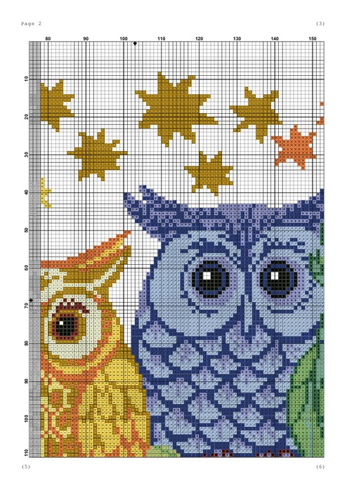 70-3303_Colorful_Owls_2 (494x699, 324Kb)