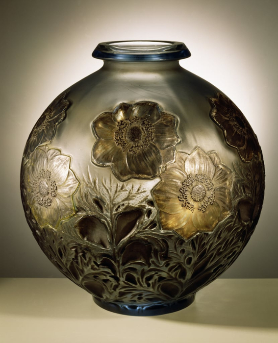 Rene Jules Lalique - Anemones Vase 1913 (pale blue and frosted glass) - (MeisterDrucke-266250) (567x700, 310Kb)