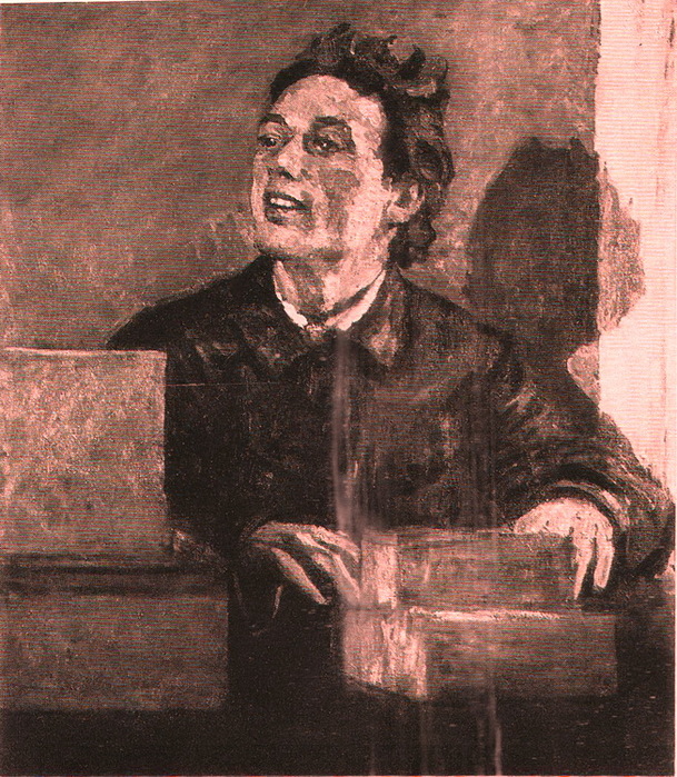 1932 Телеграфист у аппарата Бодо. Эскиз для картины. с.234 (609x700, 238Kb)