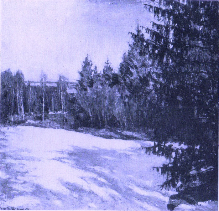1931 Последний снег в овраге. с. 228 (700x674, 218Kb)