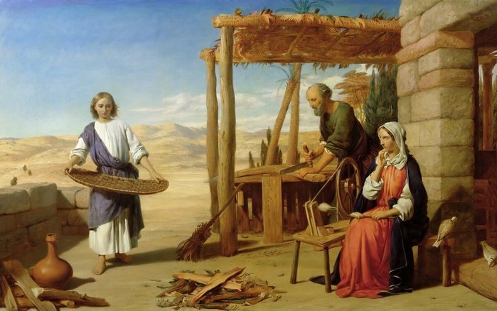 imgpreview Иосиф Мария и Иисус в Назерете (живопись) (700x438, 66Kb)