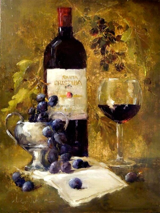 01_Wine Time (526x700, 419Kb)