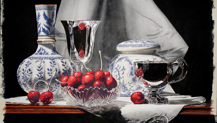 Laurin-McCracken-Cherries-Silver-Chinese-Porcelain-6 (700x396, 241Kb)