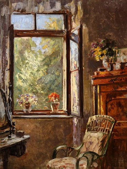 1920 Interior. , . 76.2 x 58.4 cm.  (524x700, 140Kb)