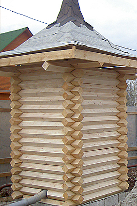 Как сделать креативный деревянный туалет для дачи (9) (283x425, 216Kb)