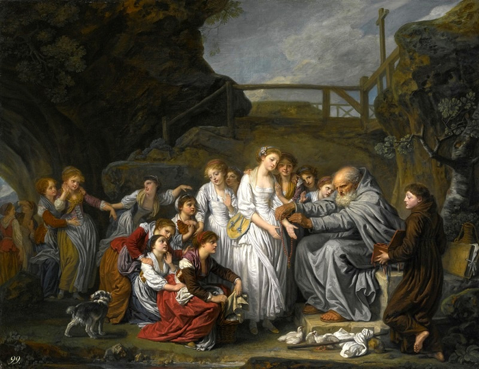 14-THE HERMIT, OR THE DISTRIBUTOR OF ROSARIES (700x539, 397Kb)