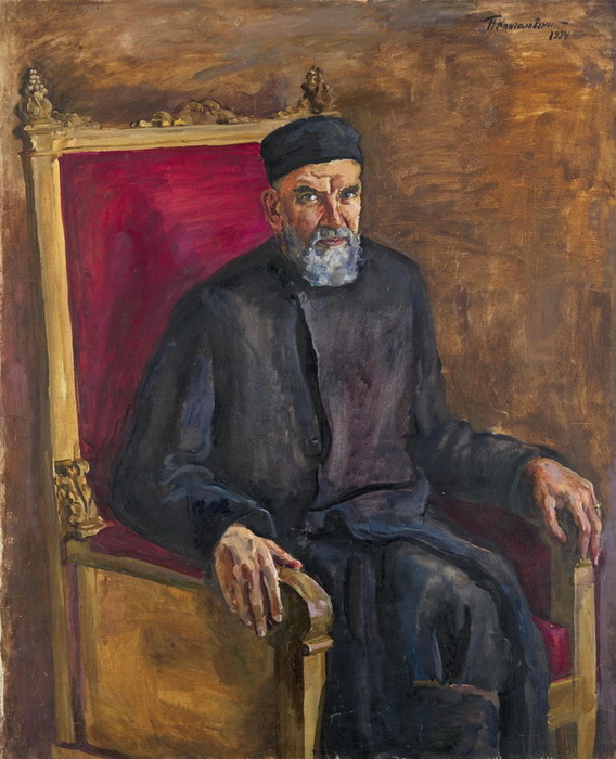 1934 Portrait Dmitri Konchalovsky. , . 175 x 144 cm.  MacDougall Arts Ltd., , 2013.  GBP 120.000-180.000 .   (568x700, 134Kb)
