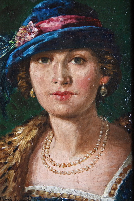 1910 Dame au collier de perles, , . 24.5 x 16 x 1 cm.  Artsper Art Advisory, ,  (465x700, 145Kb)