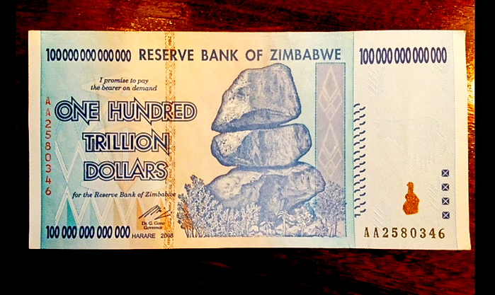 1 млрд зимбабвийских долларов
