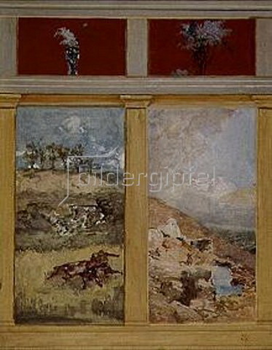 1883 Kämpfende Kentauren Entwurf für die Wanddekoration der Villa Albers (544x700, 117Kb)