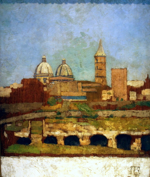 1889 Veduta di Santa Maria Maggiore dall'Esquilino. , . 36 x 46 cm (591x700, 154Kb)
