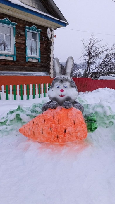 Снежное творчество3 кролик (393x700, 251Kb)