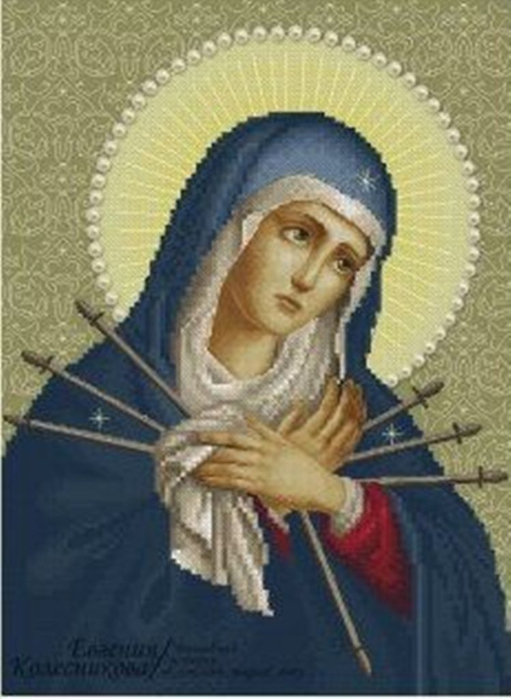 Колесникова Евгения. Богородица умягчение злых сердец (511x700, 275Kb)