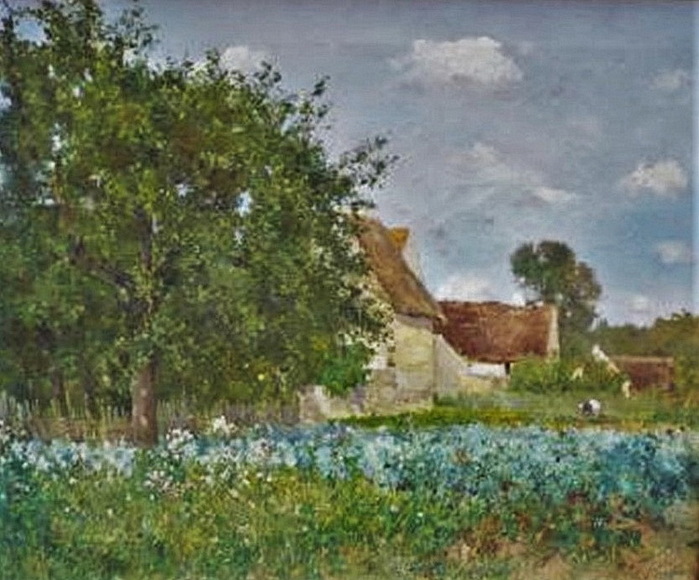 1877 Paysage bucolique (rural landscape), . 45×54  (700x580, 131Kb)