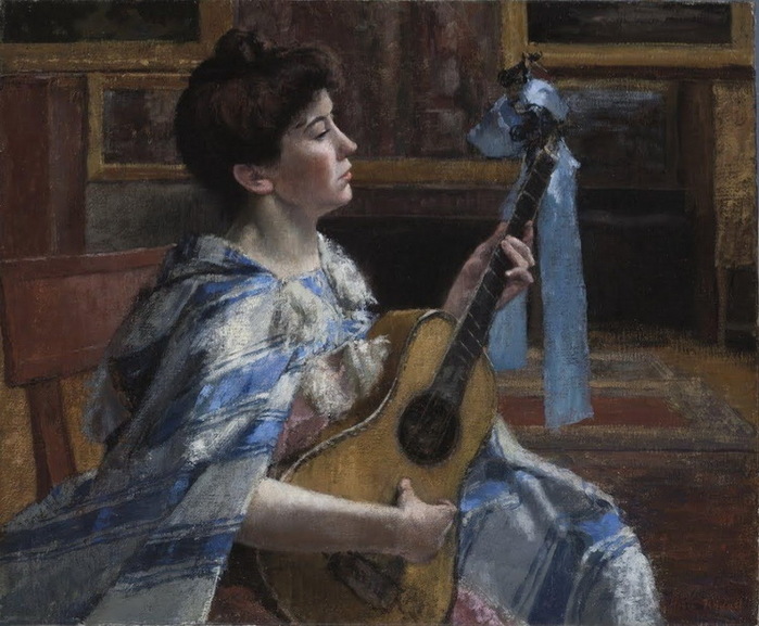 1885-1890 Woman Playing the Guitar (700x577, 132Kb)