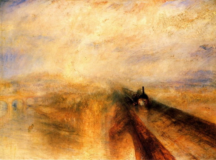  Ҩ - Rain, Steam and Speed  The Great Western Railway (1844), oil on canvas, 91 x 121.8 cm, (700x518, 127Kb)