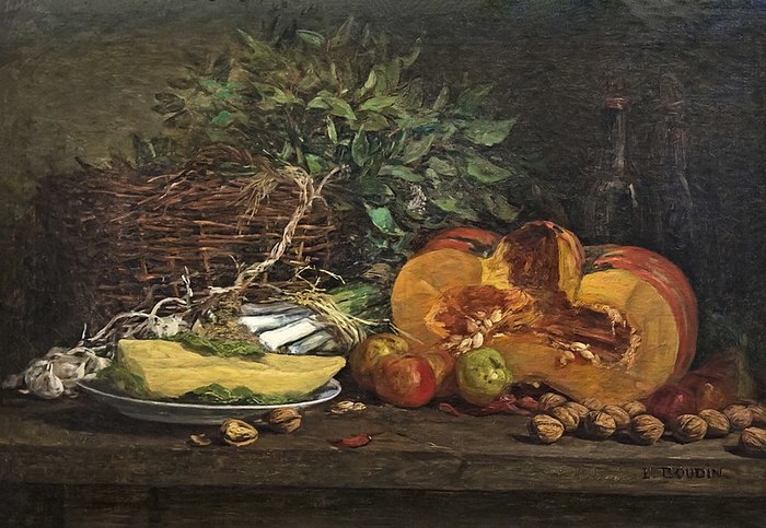 1854-1858 Nature morte au potiron - Le Havre - Musée d'art moderne André-Malraux (MuMa)  (700x483, 98Kb)