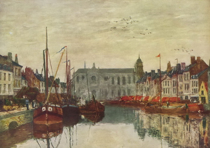 1871 Kanal in Brüssel. , . Sammlung Mrs. Thelma Cazalet-Keir,  (700x494, 116Kb)