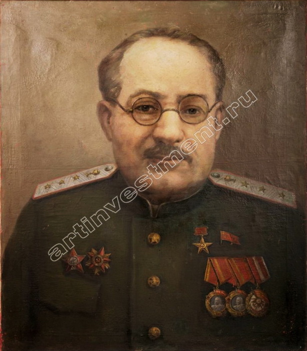 Portrait de Nikolai Bourdenko. , . 81  65.    Millon & Associes (613x700, 116Kb)