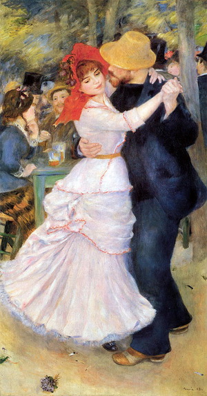 1882-1883 Dance_at_Bougival_-181,9 × 98,1  .musée des Beaux-Arts de Boston (300x575, 91Kb)