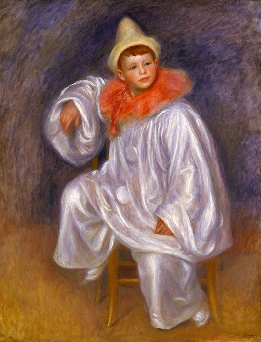1901-1902  The White Pierrot, oil on canvas, 81.2 x 62.2 cm, Detroit Institute of Arts, Detroit, MI  (535x700, 131Kb)