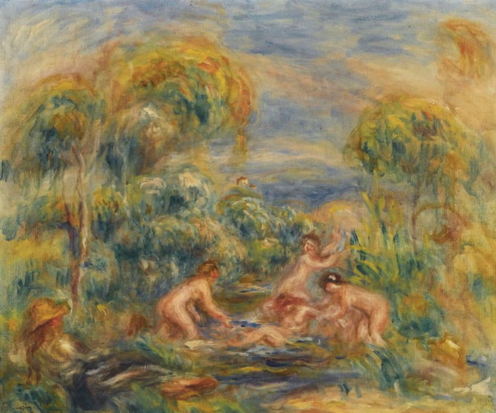 1915  Bathers (study), further details not known. Wikimedia Commons. (700x582, 152Kb)