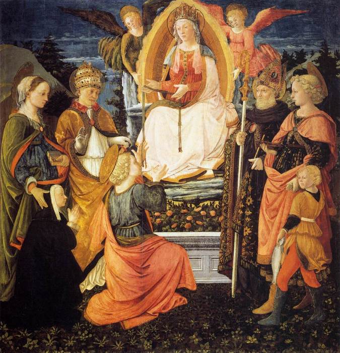1452-1465 madonna della Cintola. 191  187 cm. . ,  (675x700, 91Kb)