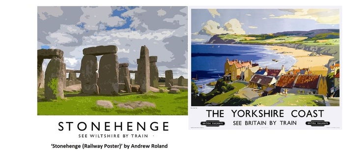 Stonehenge (Railway Poster) by Andrew Roland (700x311, 76Kb)