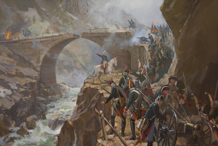 Швейцарский поход Суворова. Ущелье Рёйс, 2019 (700x469, 355Kb)