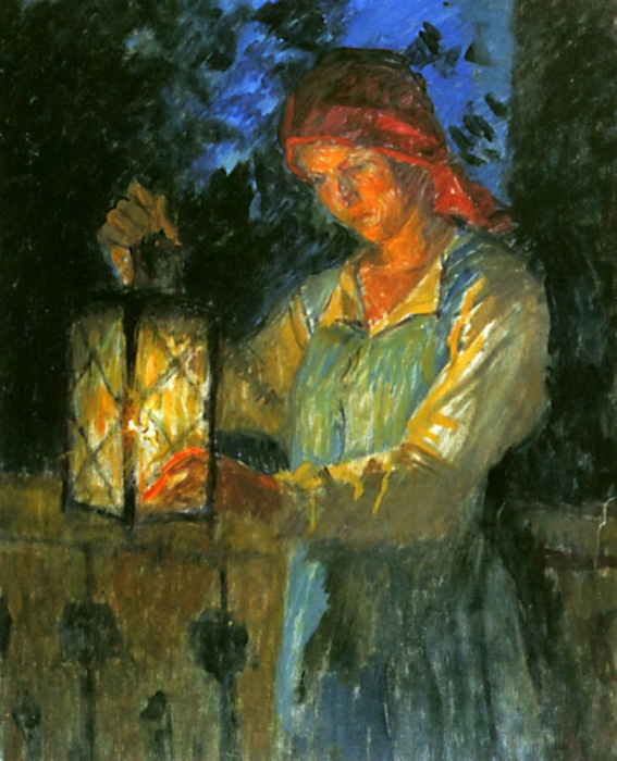 Девочка с фонарем, 1908 (567x700, 416Kb)