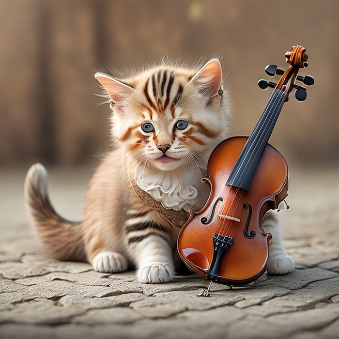 Leonardo_Select_a_kitten_playing_the_violin_1 (700x700, 510Kb)