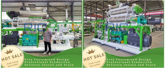 extruder machine for floating fish feed pellets (700x291, 276Kb)