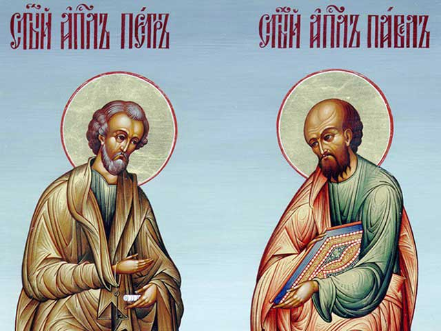 Святые апостолы  Петр и Павел (640x480, 227Kb)