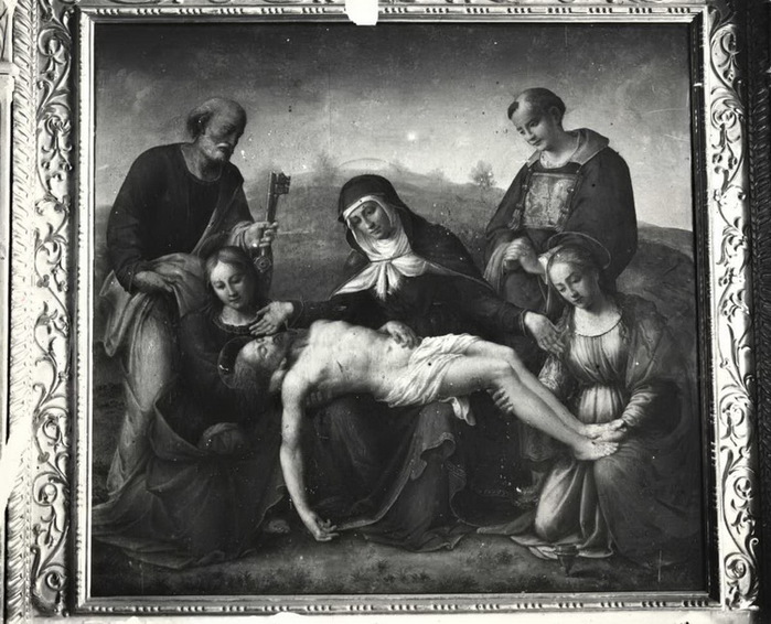 1520-1530 Compianto sul Cristo morto tra san Pietro e san Lorenzo151 × 161.Museo Diocesano di Santo Stefano al Ponte,  (700x566, 140Kb)