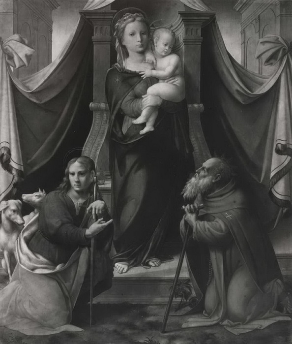 1521       Giovanni Battista, san Nicola di Bari, sant'Antonio Abate e. , . 192169.8 -- (594x700, 96Kb)