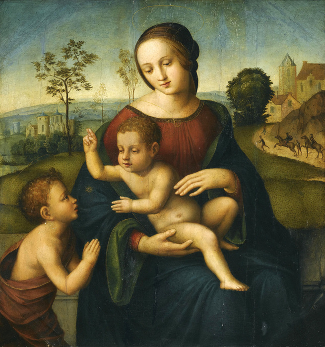 The Madonna and Child with the Infant Saint John the Baptist. 16 . , . 81.58 X 75.56 cm.  2011 (655x700, 206Kb)