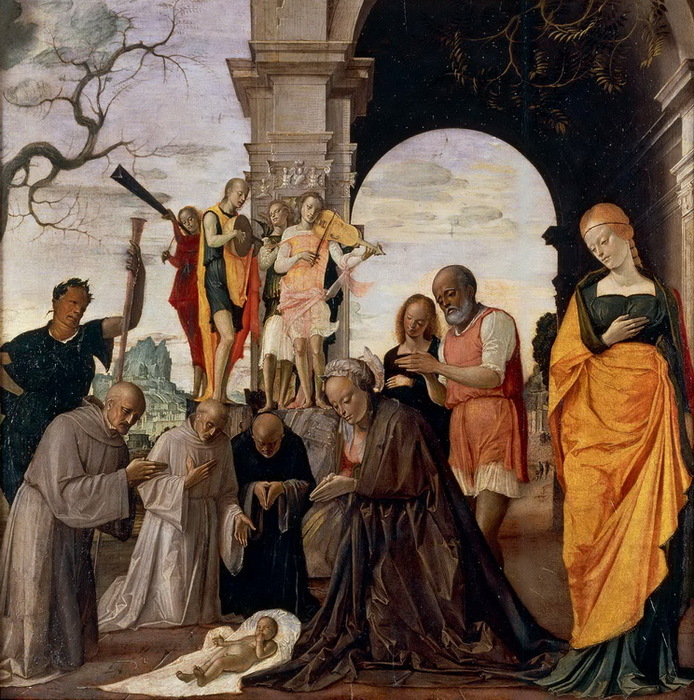 1490-1499 The Adoration,- Maltaper. , . 86  85 . (694x700, 223Kb)