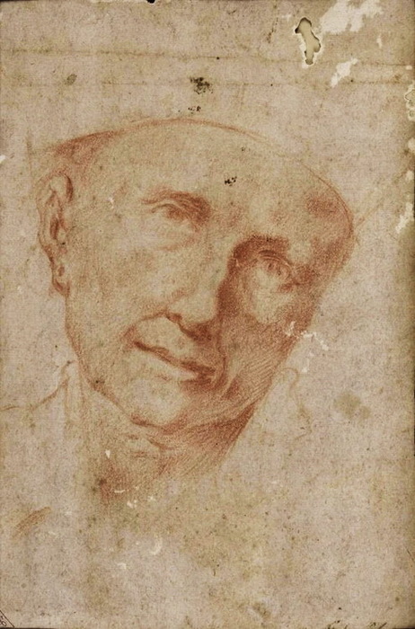 Portrait d'homme de face. , . . 20  13 c. (462x700, 118Kb)