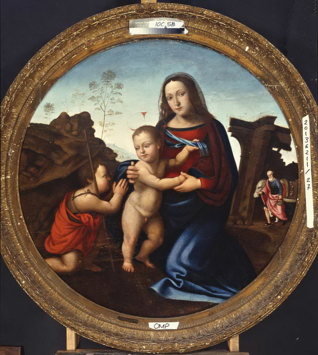 Madonna con Bambino e san Giovannino. 16  , . =101 .  , - (627x700, 165Kb)