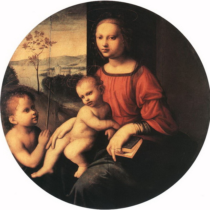 1500-1530 Virgin and Child with the Infant St John the Baptist. =85 .  -,  (700x700, 154Kb)